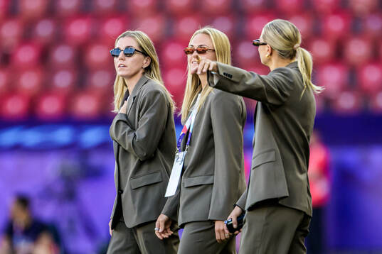 Linda Sembrant, Magdalena Eriksson and Fridolina Rolfö of