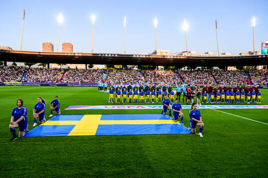 Players of Sweden and Germany