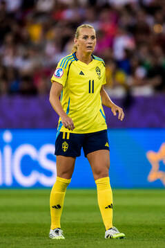 Stina Blackstenius of Sweden