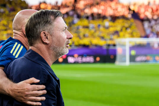 Head coach Peter Gerhardsson of Sweden