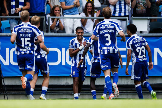 IFK Göteborgs Sebastian Clemmensen jublar