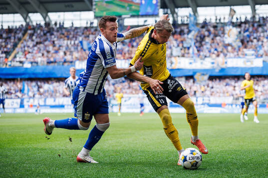 IFK Göteborgs Tobias Heintz och Elfsborgs Simon Hedlund