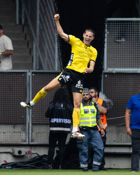 Elfsborgs Rasmus Wikström jublar
