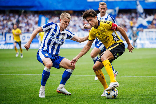 IFK Göteborgs David Kruse och Elfsborgs Besfort Zeneli