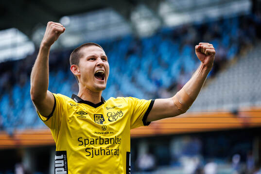 Elfsborgs Rasmus Wikström jublar