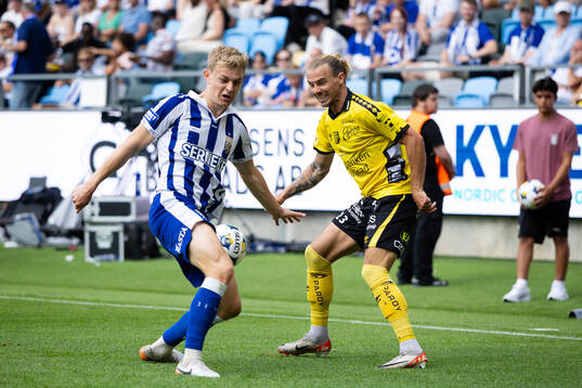 IFK Göteborgs David Kruse och Elfsborgs Niklas Hult