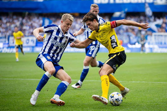 IFK Göteborgs David Kruse och Elfsborgs Besfort Zeneli