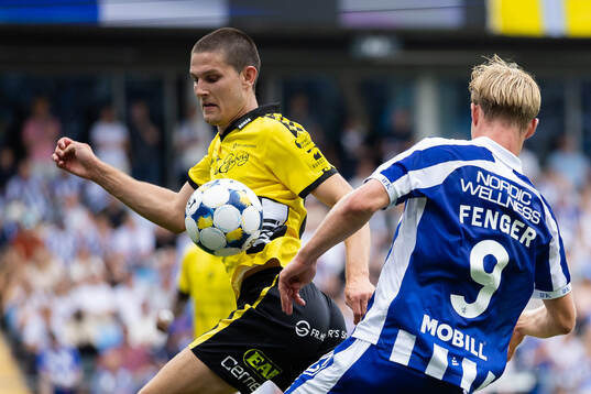 Elfsborgs Rasmus Wikström och IFK Göteborgs Max Fenger
