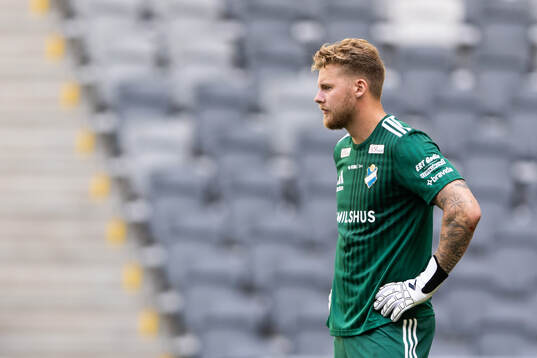 Östers målvakt Robin Wallinder