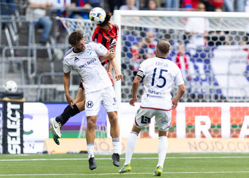 Östers Alibek Aliev och Brommapojkarnas Oskar Cotton