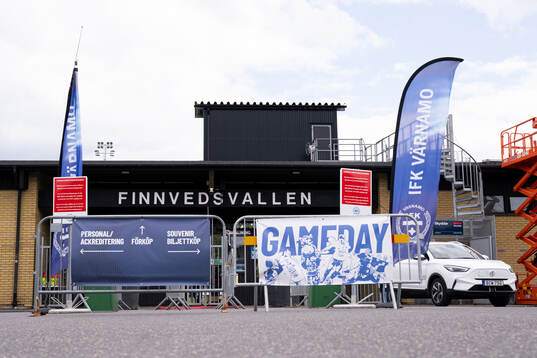 Entrén till Finnvedsvallen