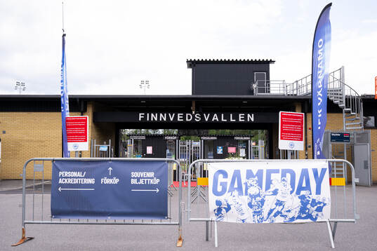 Entrén till Finnvedsvallen