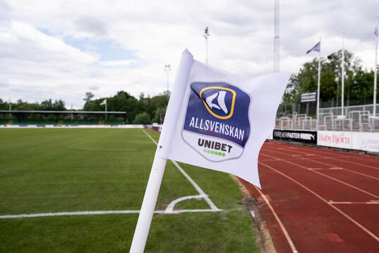 Hörnflagga på Finnvedsvallen