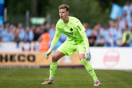 Värnamos målvakt Hugo Keto