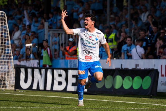 Värnamos Mohammad Alsalkhadi jublar