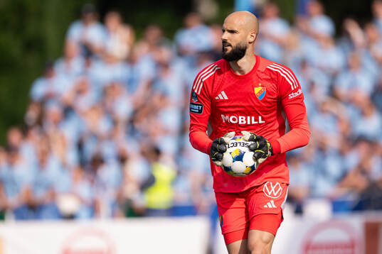 Djurgårdens målvakt Filip Manojlovic