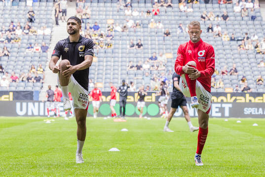 Degerfors Omar Faraj och Daniel Sundgren
