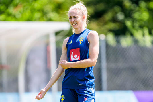 Rebecka Blomqvist of the Swedish women's national football