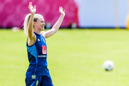 Rebecka Blomqvist of the Swedish women's national football