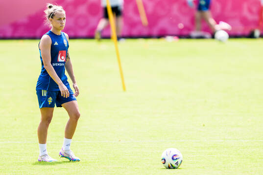 Julia Zigiotti Olme of the Swedish women's national