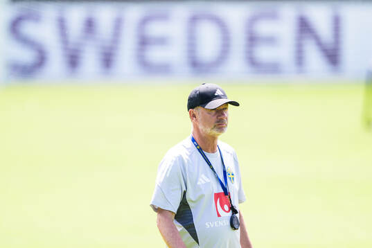 Head coach Peter Gerhardsson of the Swedish women's