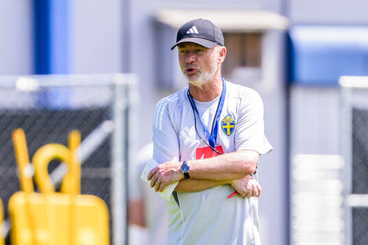 Head coach Peter Gerhardsson of the Swedish women's