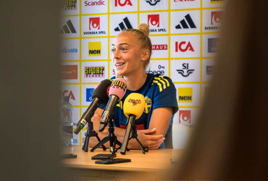 Hanna Bennison of the Swedish women's national football