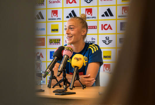 Hanna Bennison of the Swedish women's national football