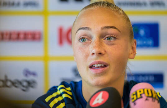 Hanna Bennison of the Swedish women's national football