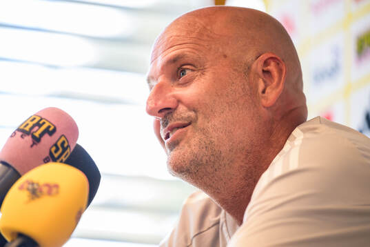 Assistant coach Magnus Wikman of the Swedish women's