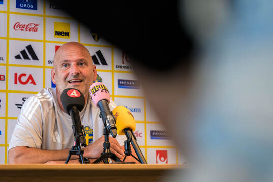 Assistant coach Magnus Wikman of the Swedish women's