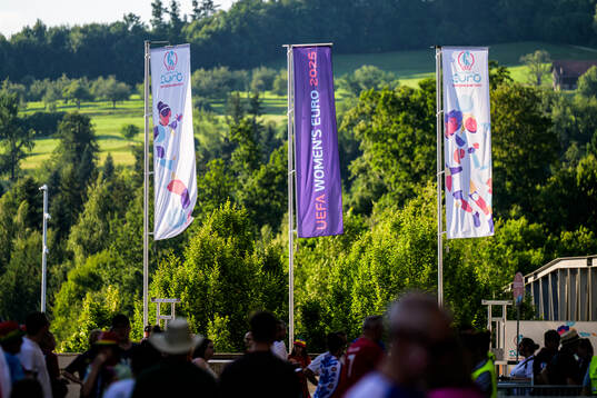 Flags of the UEFA Women's Euro 2025
