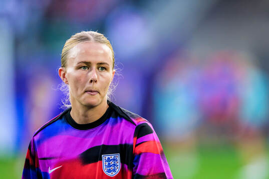 Goalkeeper Hannah Hampton of England