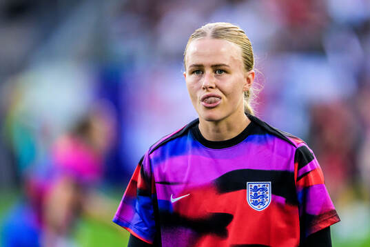 Goalkeeper Hannah Hampton of England