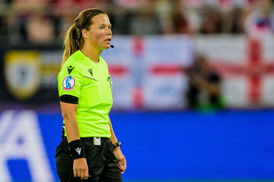 Referee Frida Klarlund
