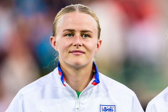 Goalkeeper Hannah Hampton of England
