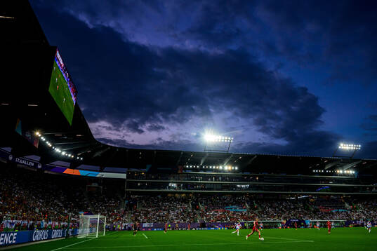 General view of the UEFA Women's Euro 2025 group stage
