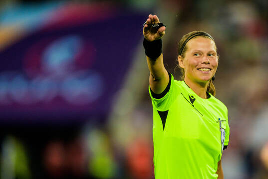 Referee Frida Klarlund