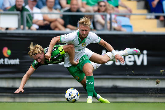 GAIS August Wängberg och Hammarbys Simon Strand