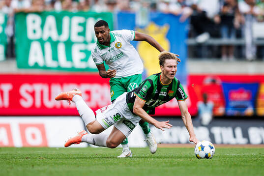 Hammarbys Paulos Abraham och GAIS Robin Frej
