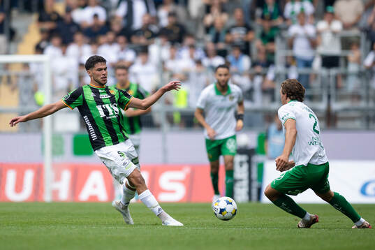 GAIS William Milovanovic och Hammarbys Hampus Skoglund