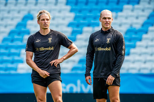 Jens Stryger Larsen and Arnor Sigurdsson