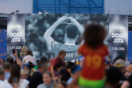 Liverpools Diogo Jota, som omkom i en bilolycka