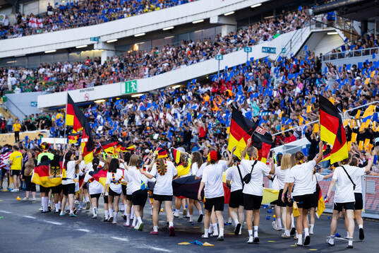 under invigningen av Gothia Cup