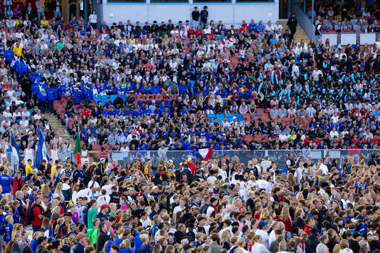 under invigningen av Gothia Cup