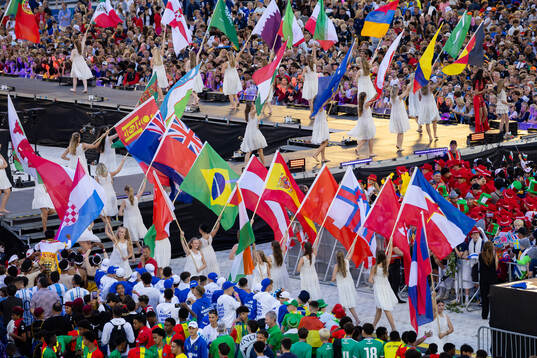 under invigningen av Gothia Cup