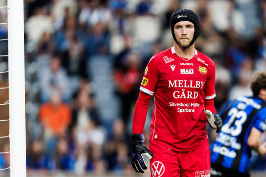 Mjällbys målvakt Noel Törnqvist