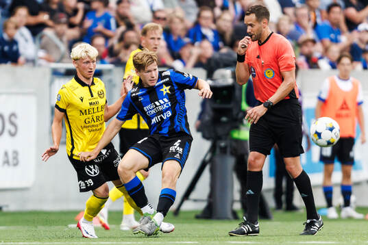 Mjällbys Romeo Leandersson och Sirius Victor Svensson