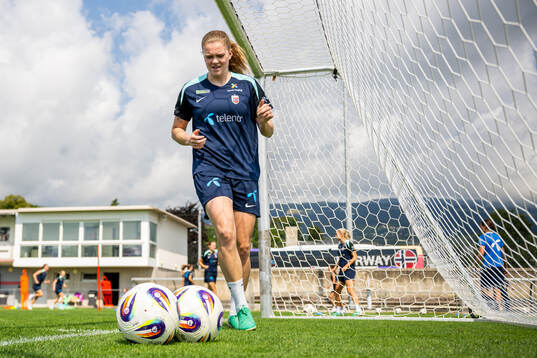 Signe Gaupset of the Norwegian women's national football