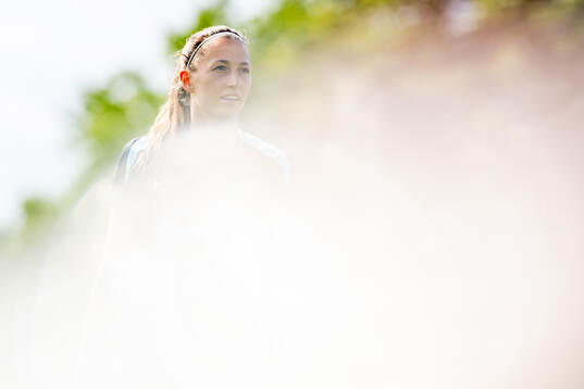 Goalkeeper Cecilie Fiskerstrand of the Norwegian women's